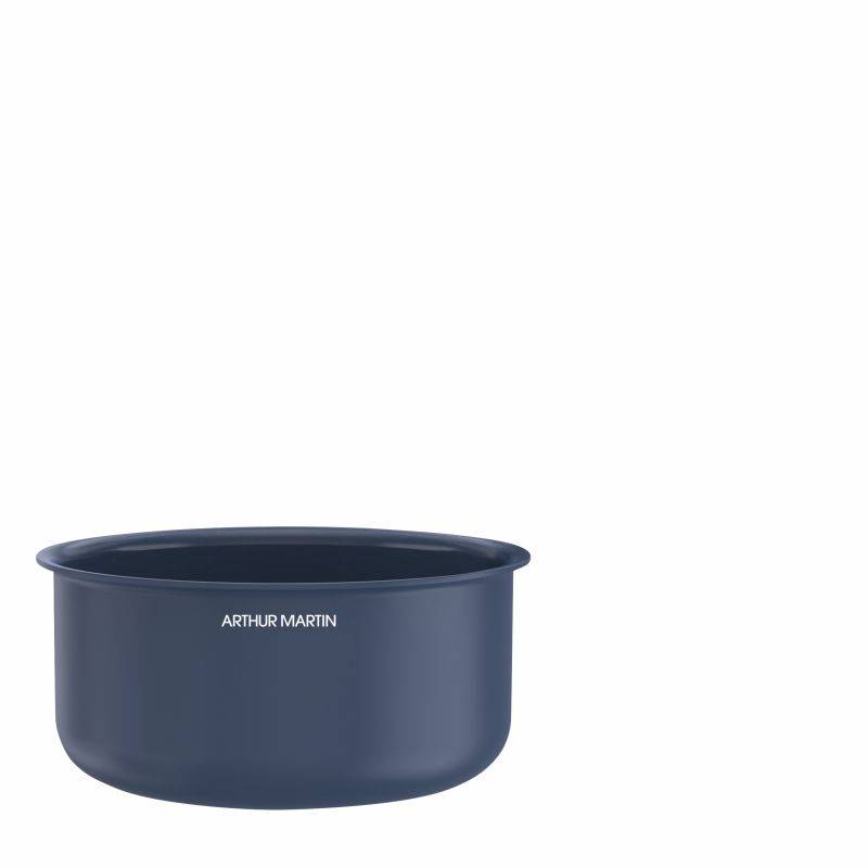 Set de 3 casseroles 16-18-20 cm poignée amovible Bleu Arthur Martin AM0320-2