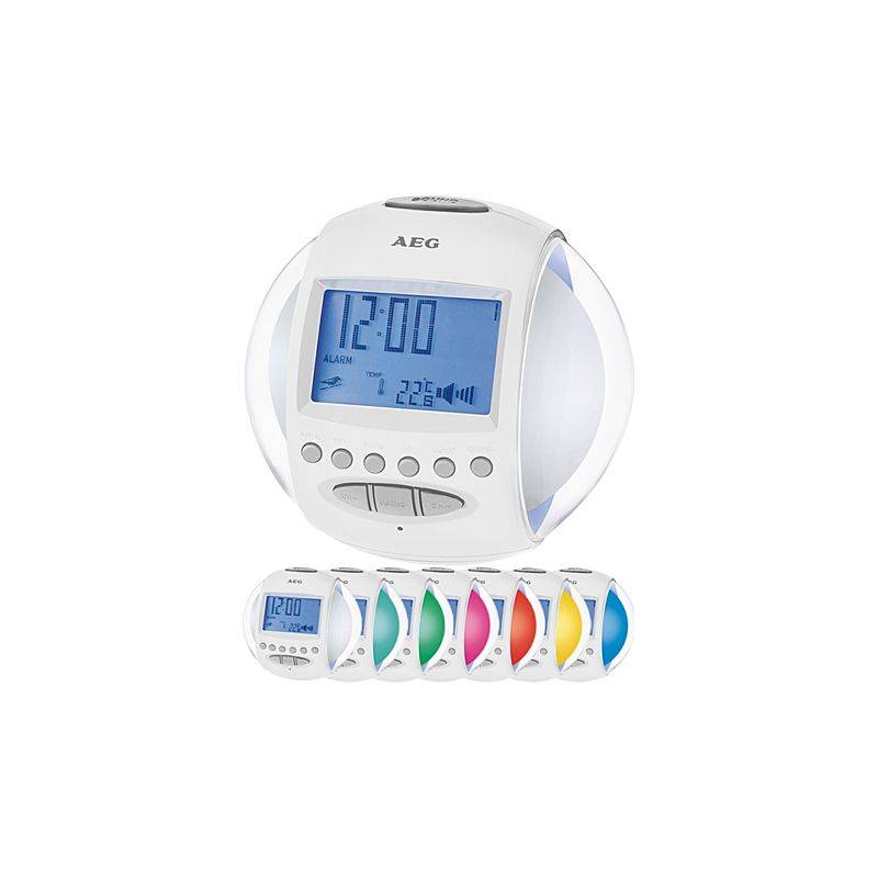 Horloge Transparente blanche AEG MRC4117-1