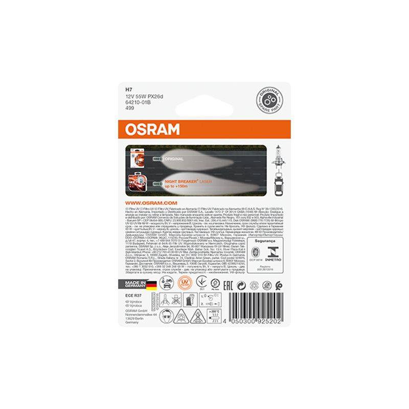 Ampoule halogène OSRAM 64210 55W Standard H7 55 W 1 pc(s)-1
