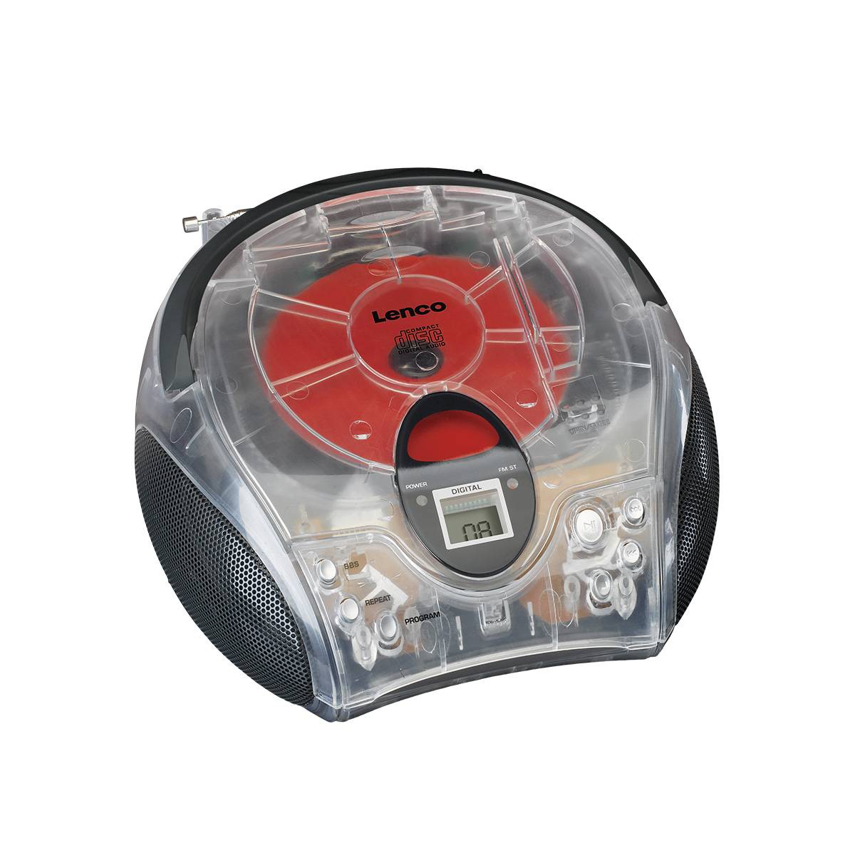 Radio Stéréo FM avec Lecteur CD et Antenne Télescopique-1