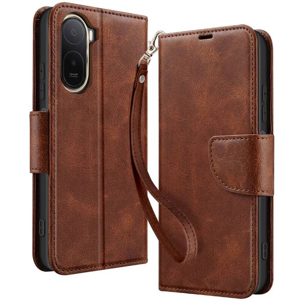 Étui Portefeuille pour Redmi A7 Pro Style Rétro avec Support