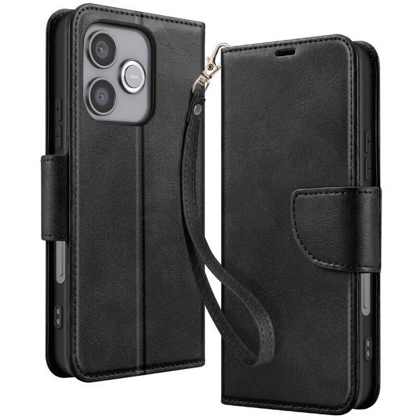 Étui Portefeuille pour Honor 600 Lite Style Rétro avec Support