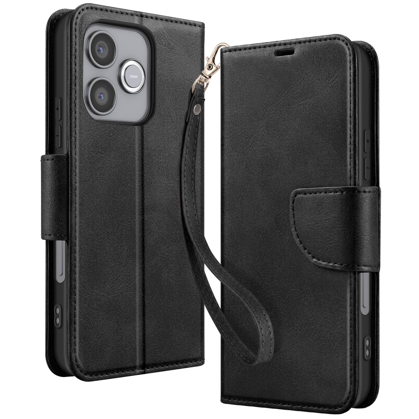 Étui Portefeuille pour Honor 600 Lite Style Rétro avec Support-0