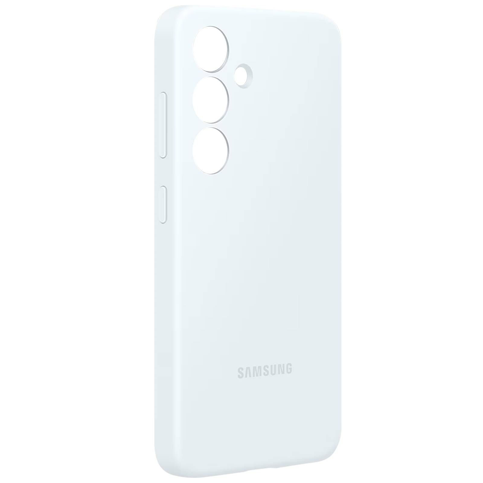 Coque pour Galaxy S24 Série Silicone Antichoc Compatible Recharge Sans Fil-0