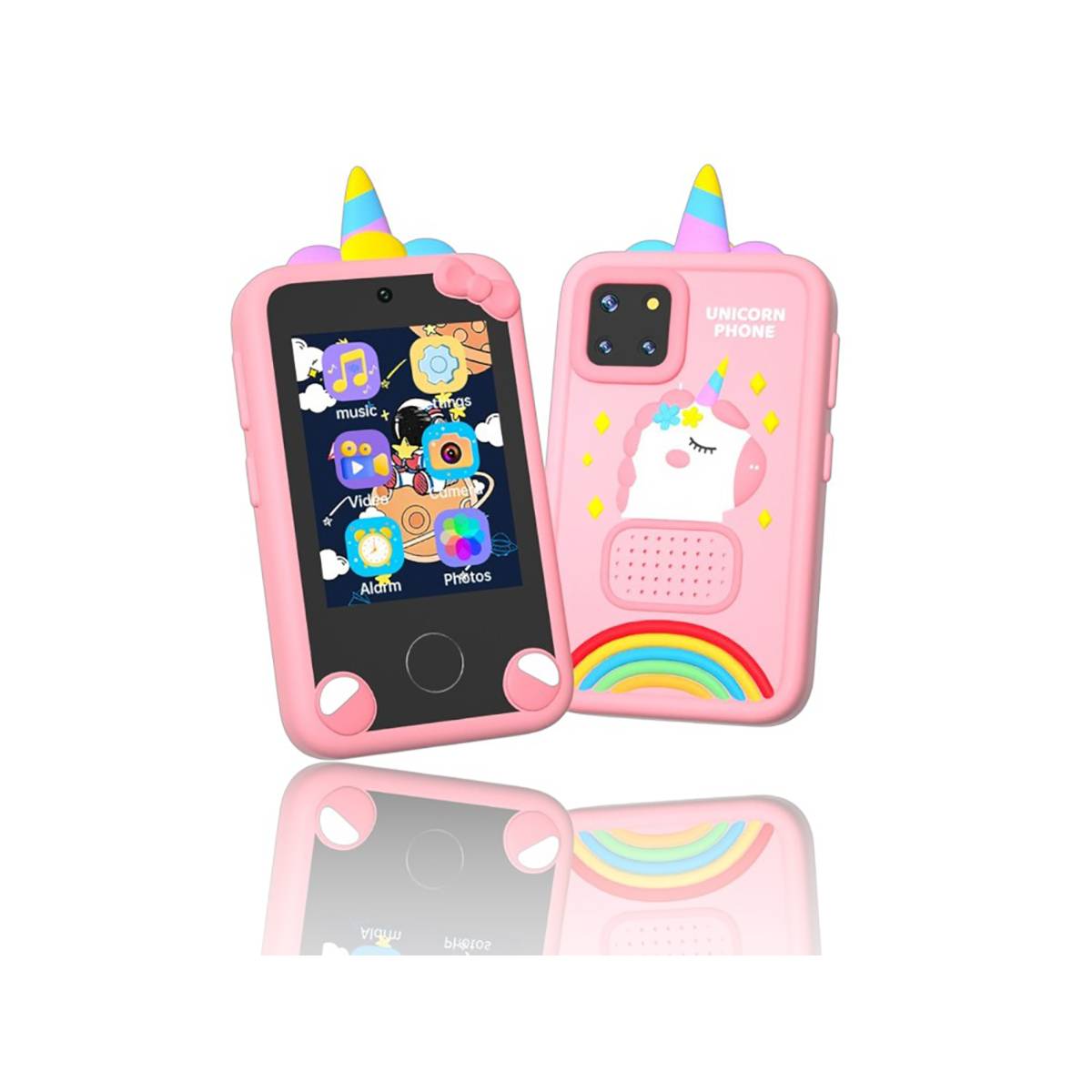 Téléphone Éducatif Unicorn pour Enfant 48MP Écran 2,8" LCD Tactile Antichoc-0