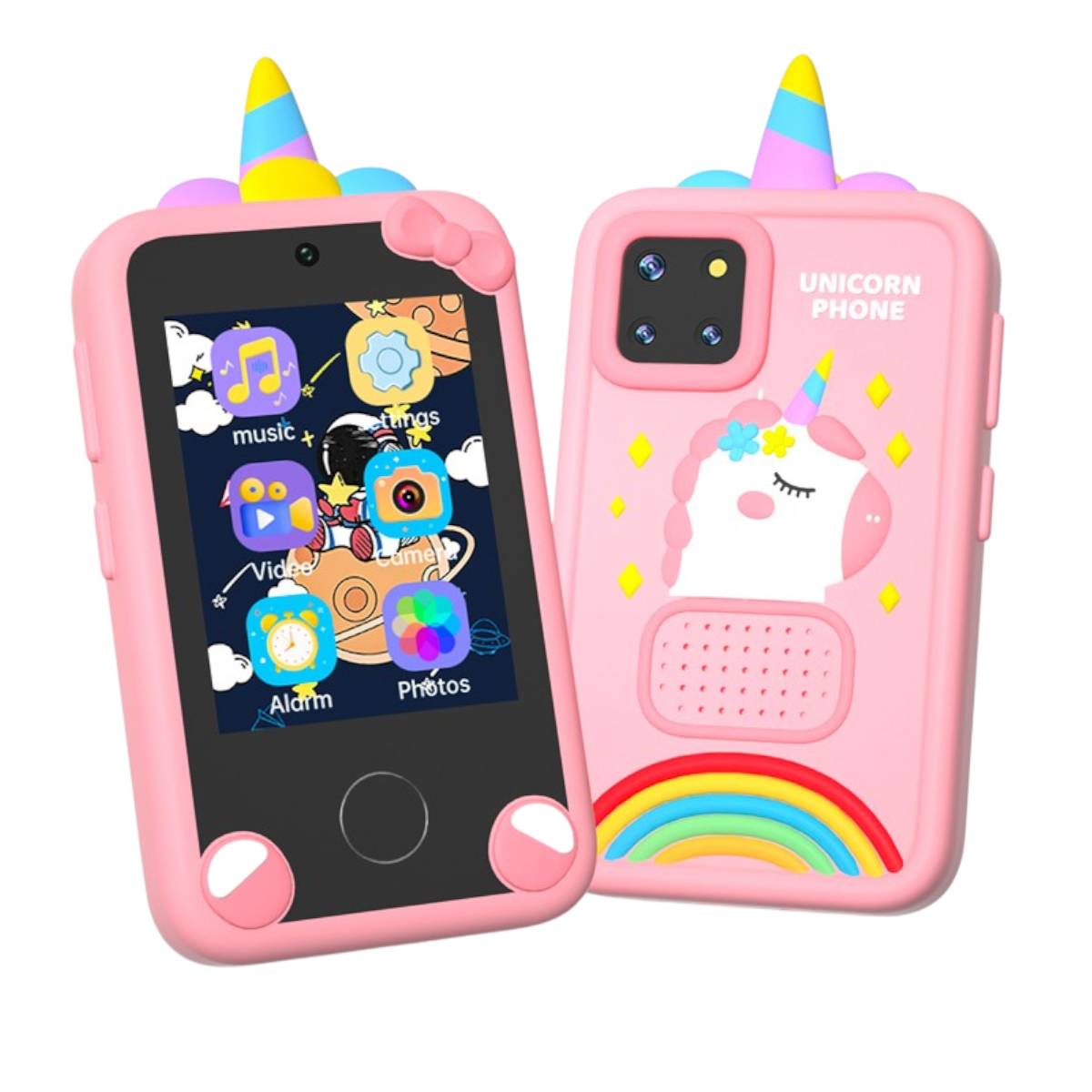 Téléphone Éducatif Unicorn pour Enfant 48MP Écran 2,8" LCD Tactile Antichoc-1