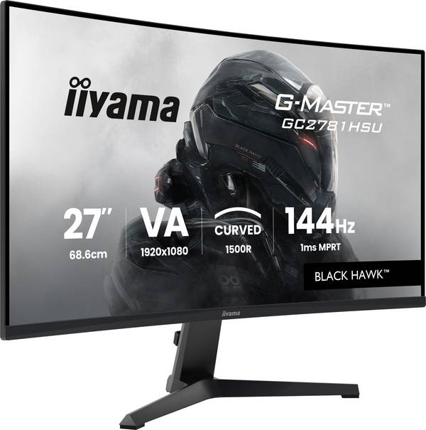 iiyama G-MASTER GC2781HSU-B1 27" 144H, 68,6 cm (27"), 1920 x 1080 pixels, Noir