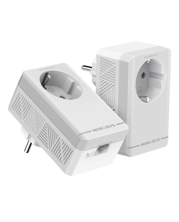 Mercusys AV600, 600 Mbit/s, IEEE 802.3, IEEE 802.3u, Type F, Fast Ethernet, 10,100 Mbit/s, HomePlug AV2-0