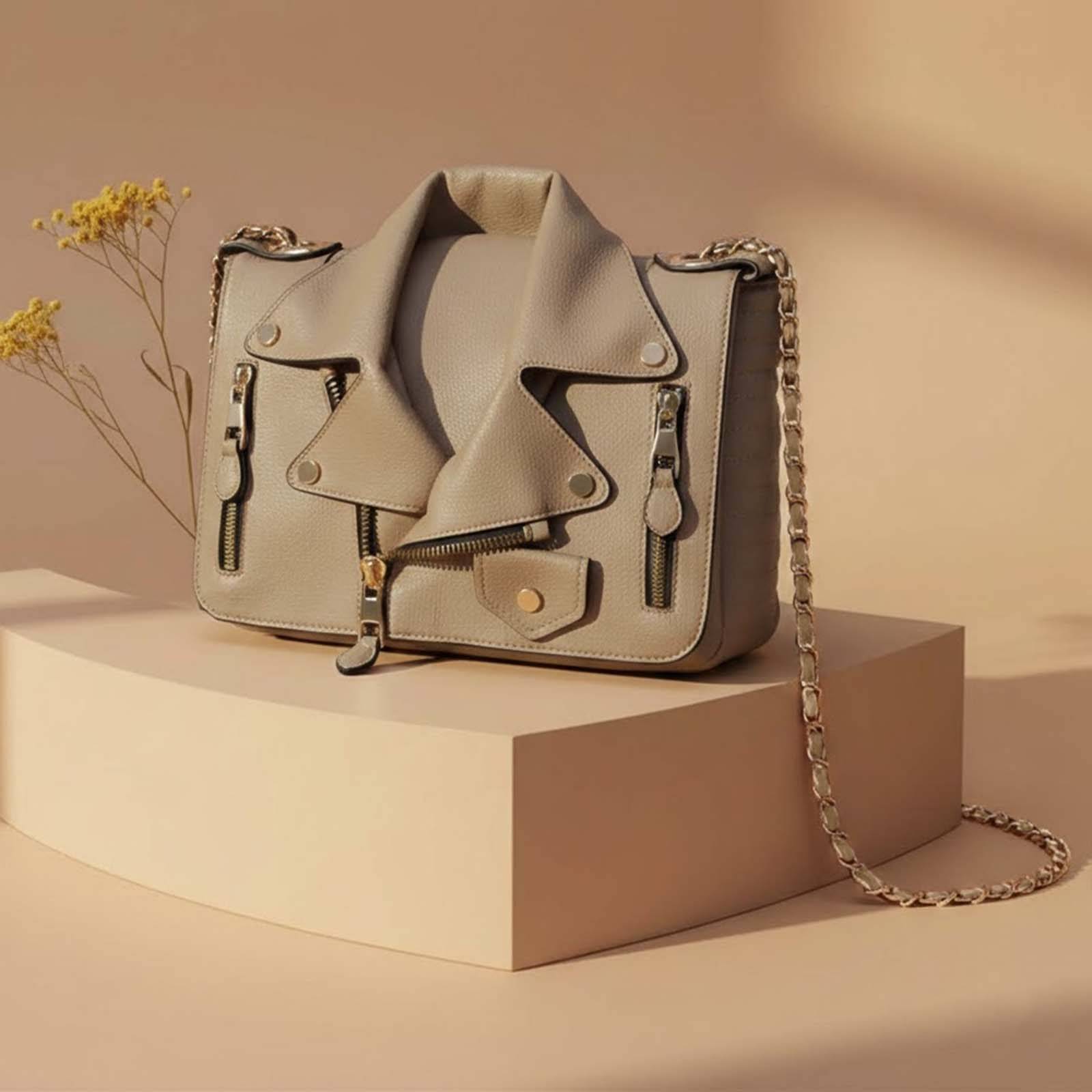 Sac Bandoulière pour Femme Design Perfecto avec Chaîne Collection Sky Rider-0