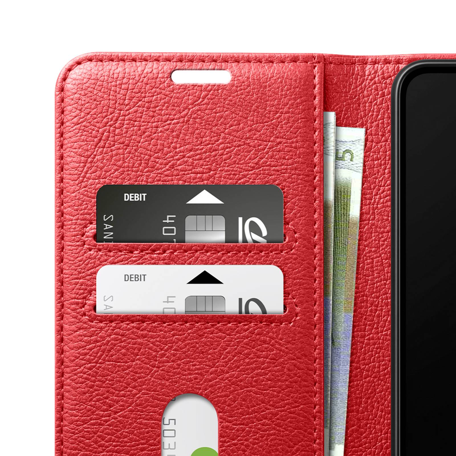 Étui Portefeuille pour Galaxy S8 avec Fonction Support et Languette Magnétique-1