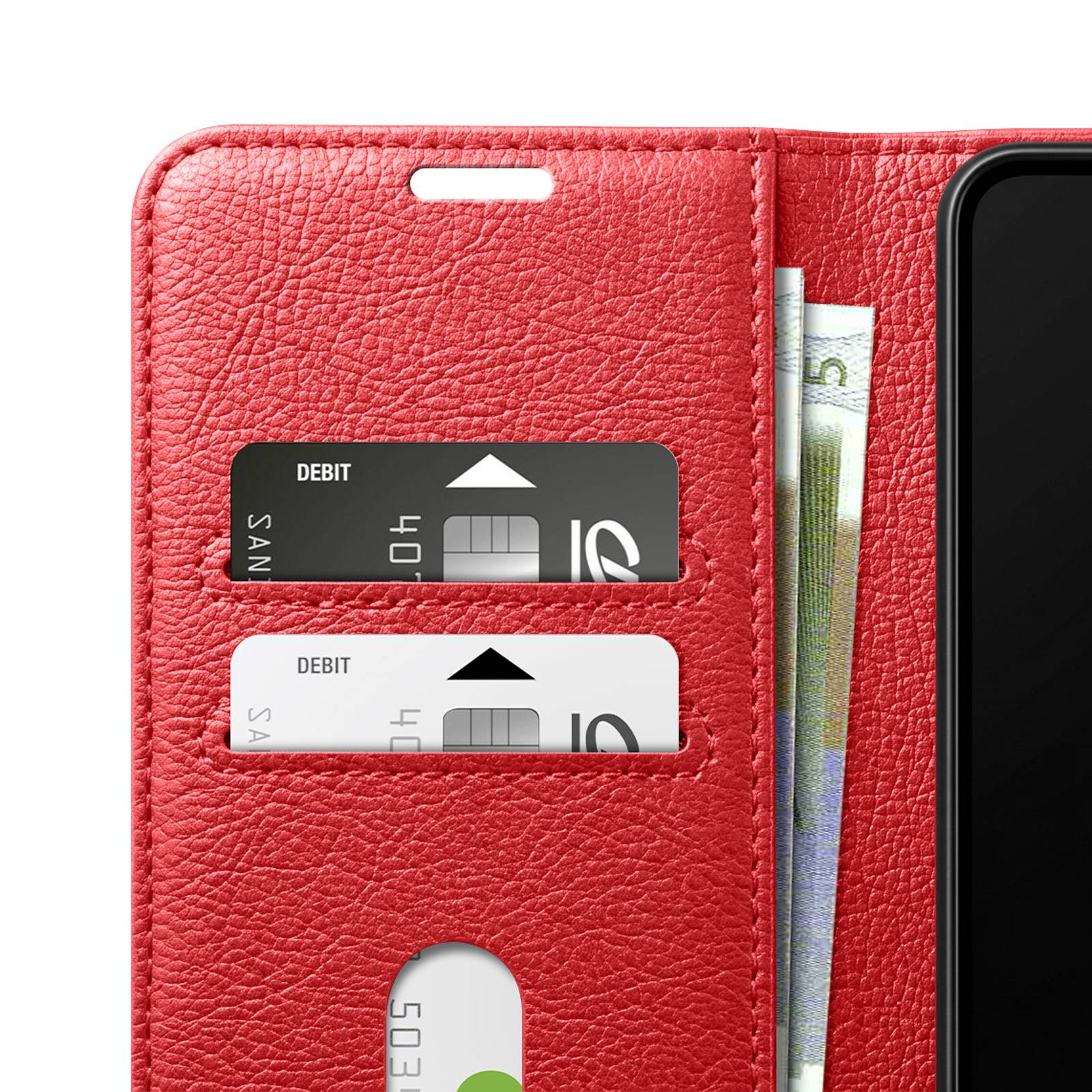 Étui Portefeuille pour Galaxy S8 avec Fonction Support et Languette Magnétique-3