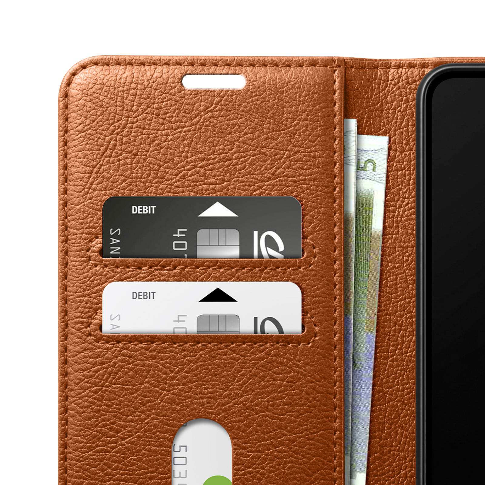 Étui Portefeuille pour Galaxy S7 avec Fonction Support et Languette Magnétique-3