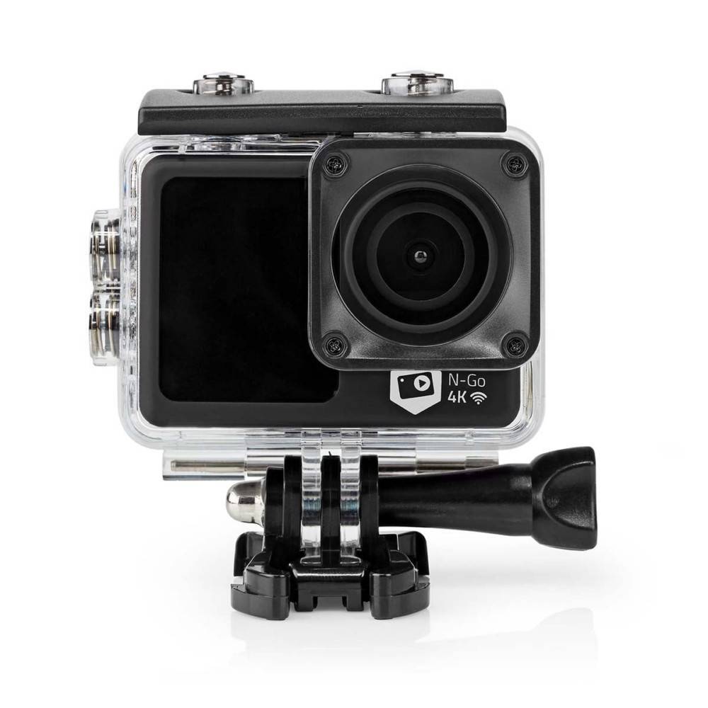 Caméra d'Action Double Écran 4K 16MP Wi-Fi Étanche 30m avec Sortie HDMI-0
