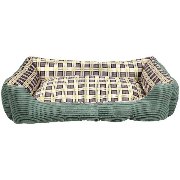 Canapé-lit pour Chien en Velours Côtelé Moelleux 90cm Taille XL