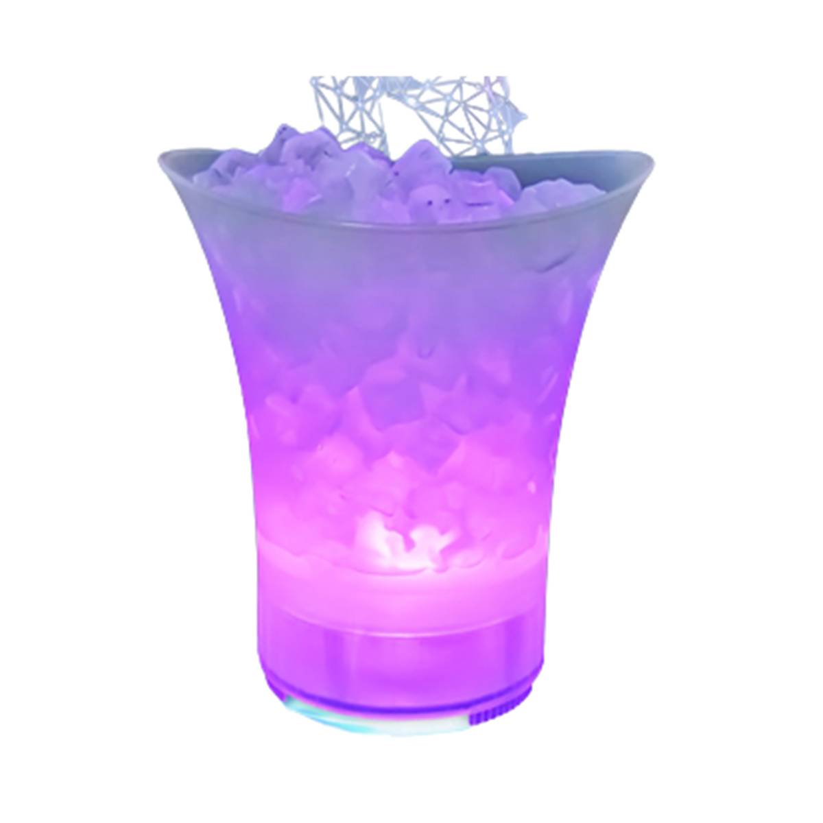 Seau à Glace 5L Bluetooth avec Haut-parleur 5W et LED 7 Couleurs-0