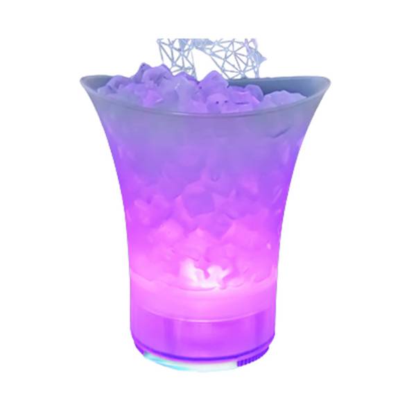 Seau à Glace 5L Bluetooth avec Haut-parleur 5W et LED 7 Couleurs