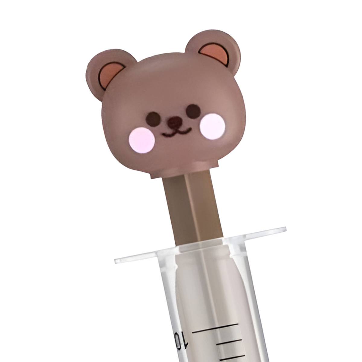 Pack de 2 Seringues Nasales 10ml Sans BPA Motif Ours pour Bébé dès 4 mois-1
