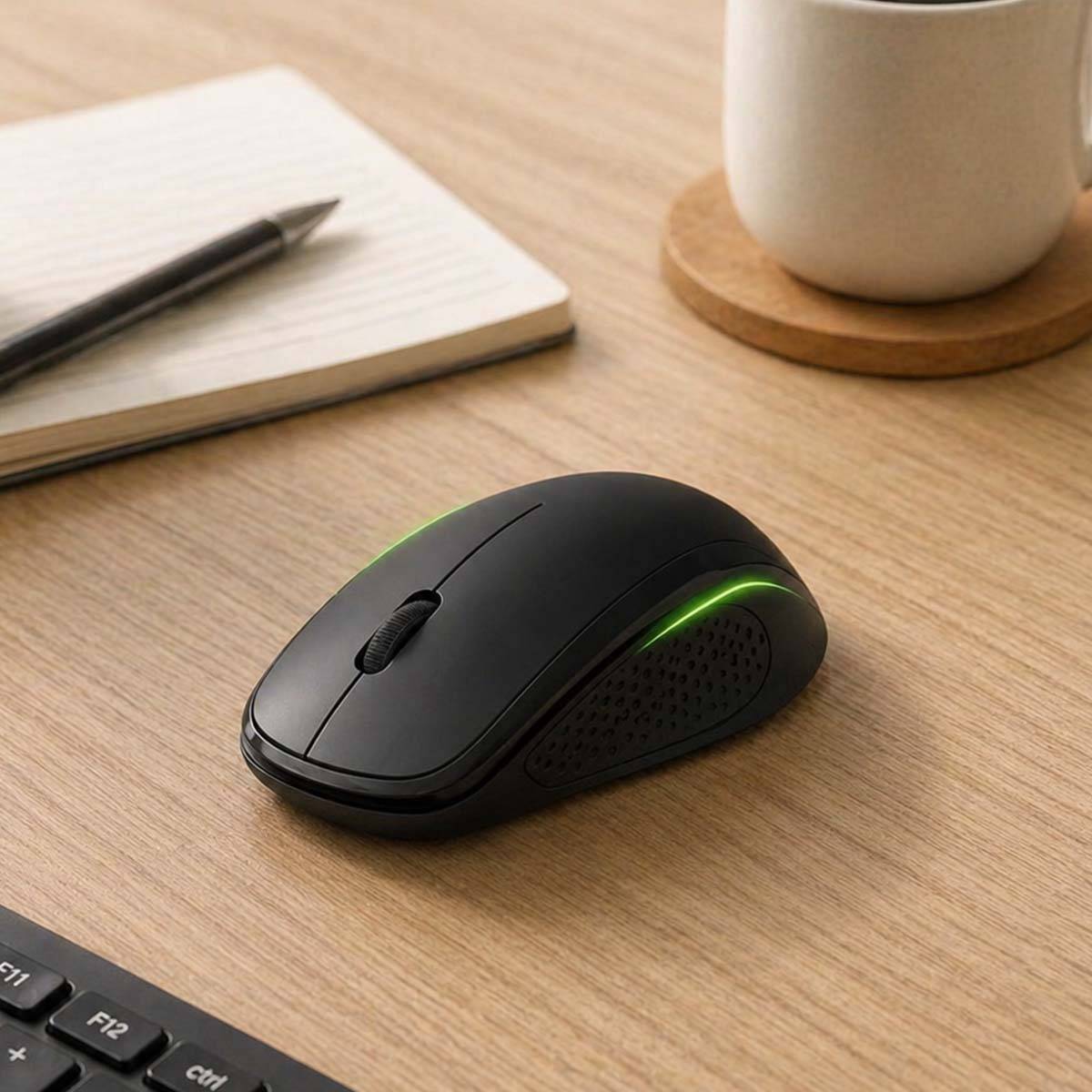 Pack Clavier AZERTY et Souris Sans Fil Compatible Windows / macOS Pratique-3