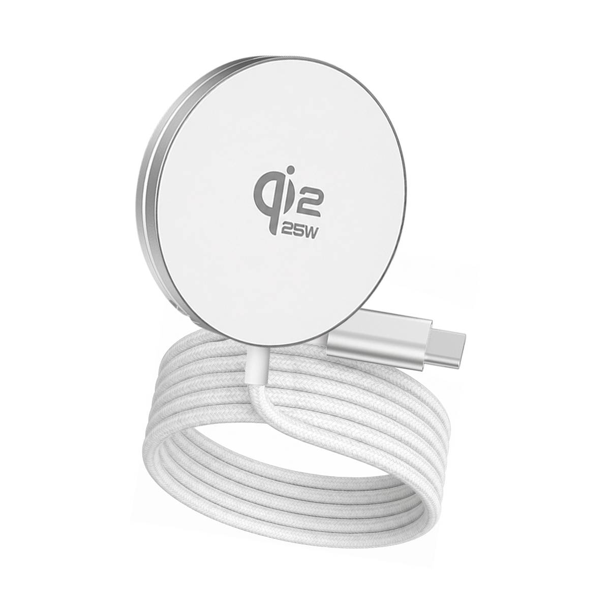 Chargeur Sans Fil 25W Qi2.2 Stand Rétractable avec Chargeur 30W PD Magnétique-0
