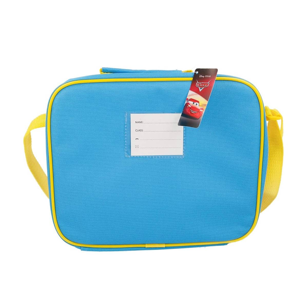 Sac Isotherme pour Enfant Motif Voitures de Course avec Bandoulière Réglable-4