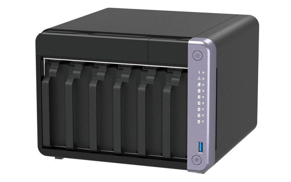 QNAP TS-632X-4G 6-bay NAS AL524 2.0GHz Quad Core 4Go DDR4 SODIMM Max. 16Go 2x10GbE SFP+-5
