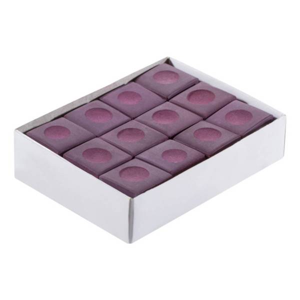 Lot de 12 Craies pour Billard Robuste