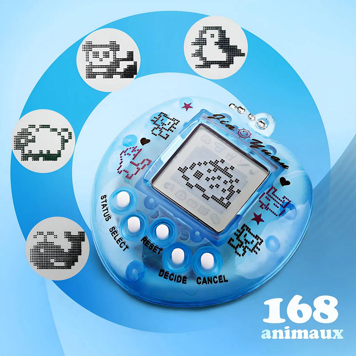 Animal électronique virtuel 168 animaux Modèle Evolution-1