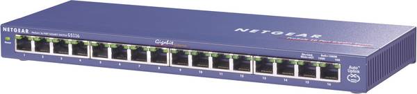 Switch réseau NETGEAR ProSAFE® GS116GE 16 ports 1 GBit/s