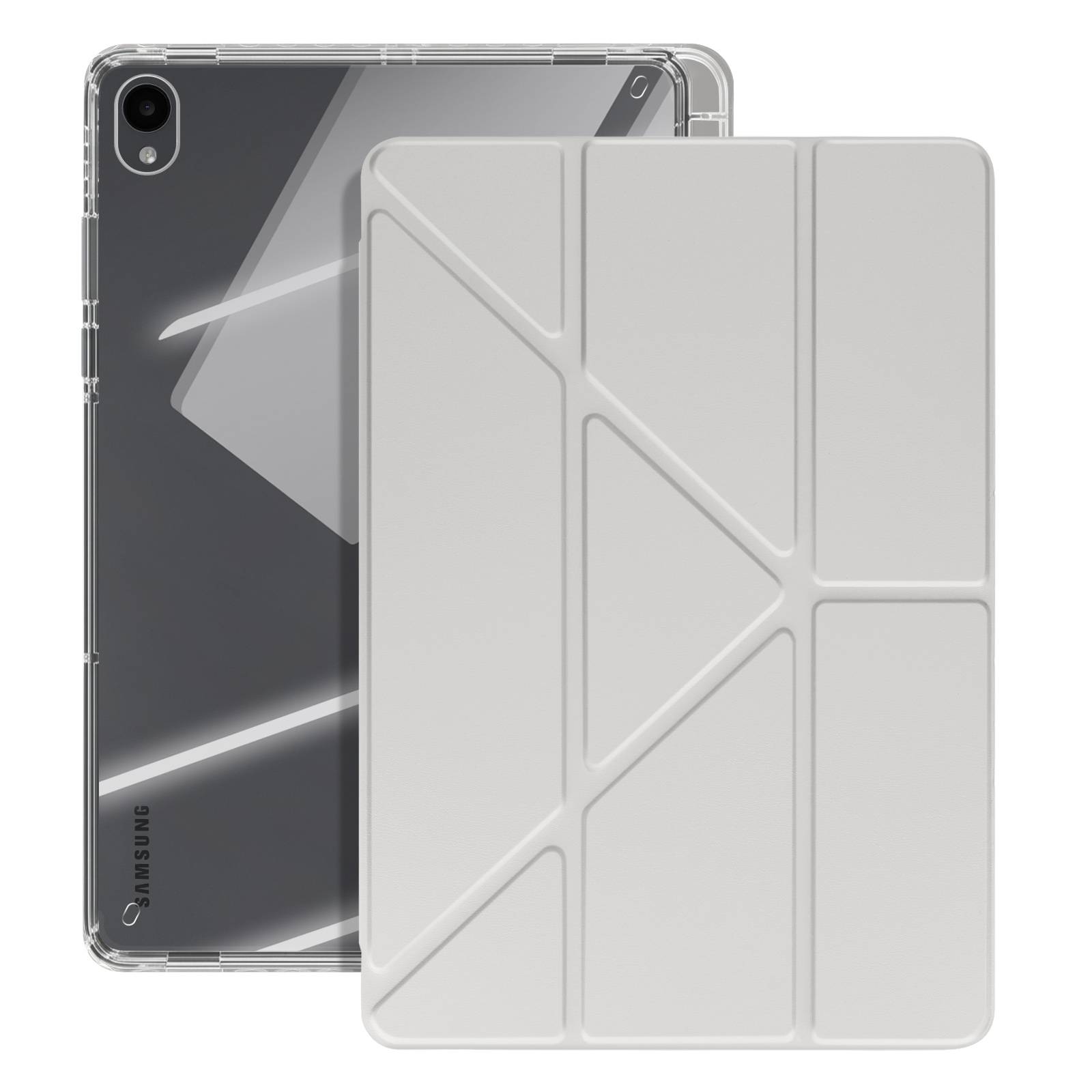 Étui pour Galaxy Tab S11 avec Fonction Support Modulable Design Origami-0