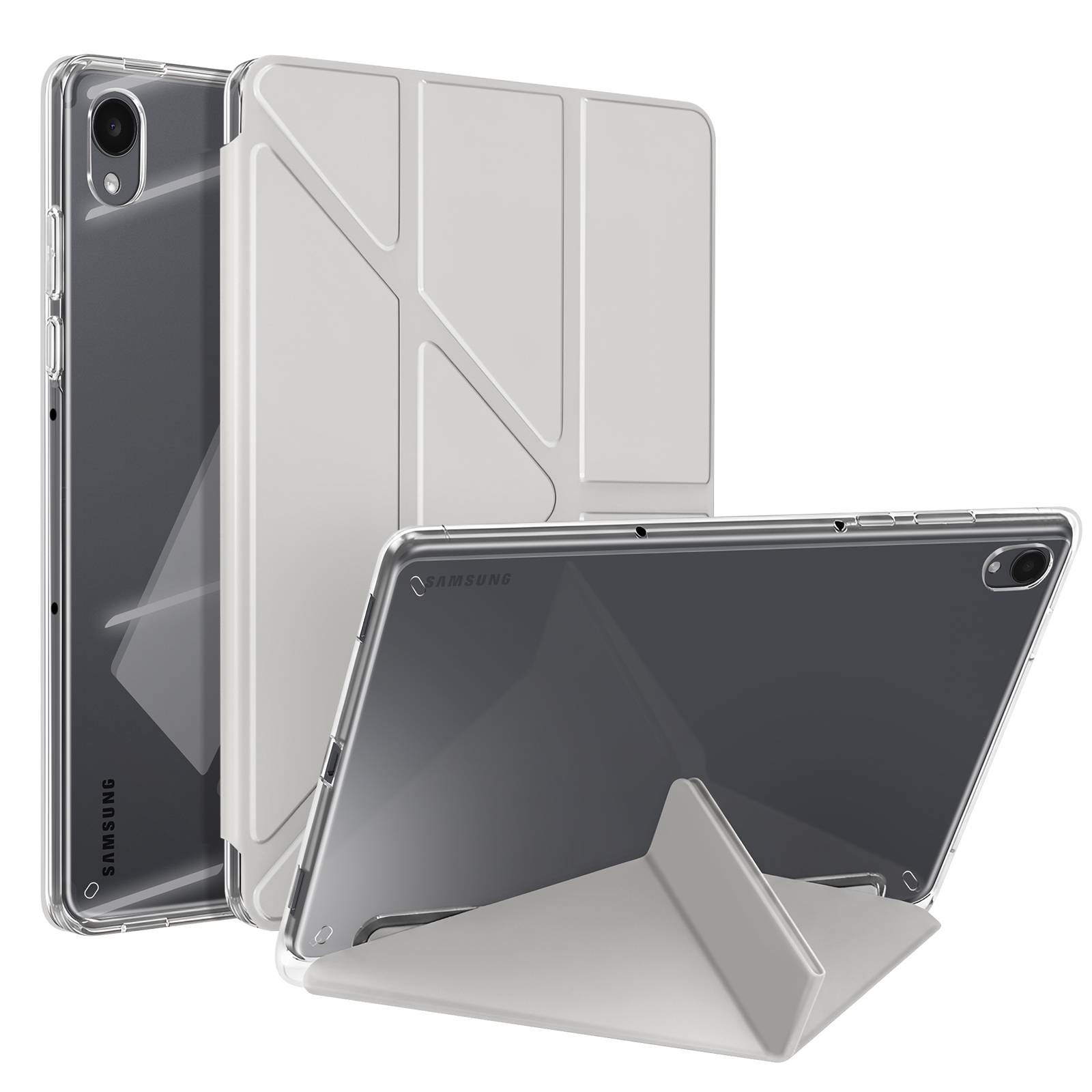 Étui pour Galaxy Tab S11 avec Fonction Support Modulable Design Origami-1