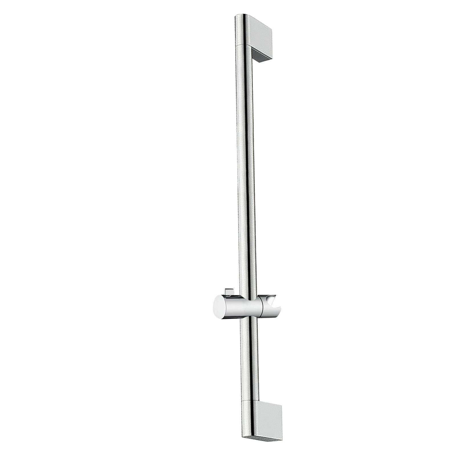 Barre de Douche Hauteur et Angle Réglable Finition Chromé Anti-corrosion-1