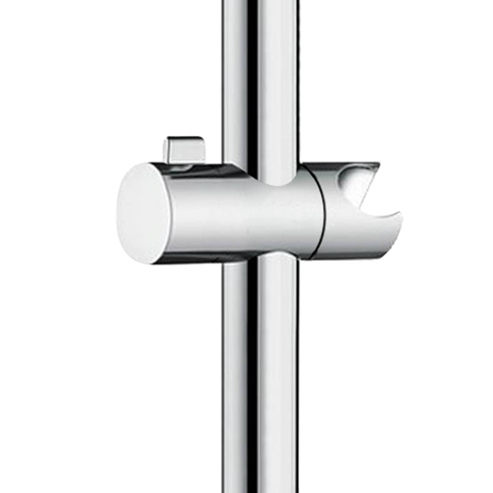 Barre de Douche Hauteur et Angle Réglable Finition Chromé Anti-corrosion-4