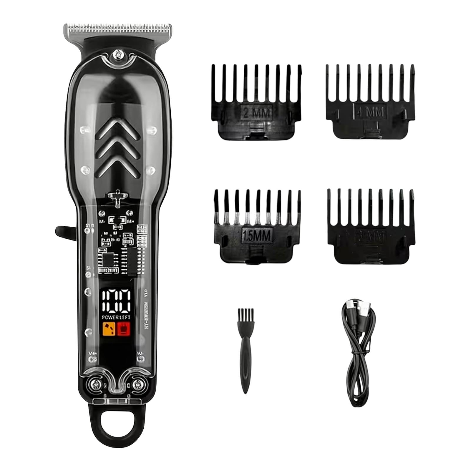 Tondeuse pour Cheveux Rechargeable USB-C avec Écran Digital-1