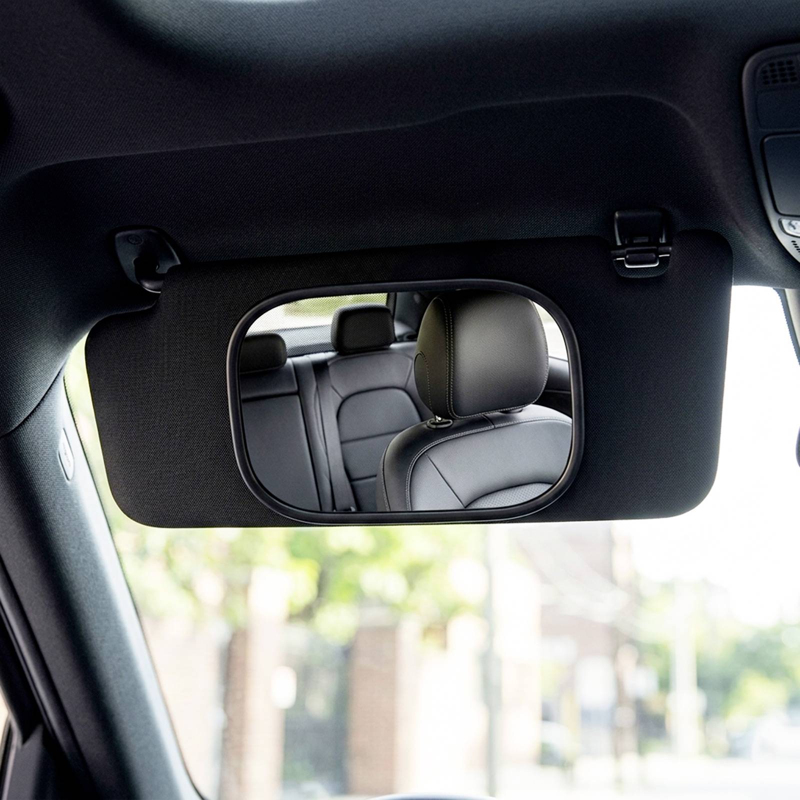 Miroir Intérieur pour Voiture avec Pare Soleil Grand Angle 170x110mm-2