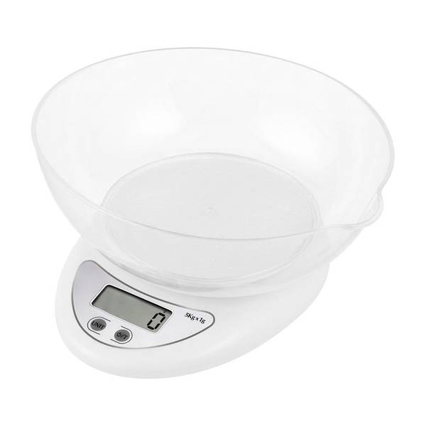 Balance de Cuisine avec Bol Écran LED Fonction Tare et Unités Multiples