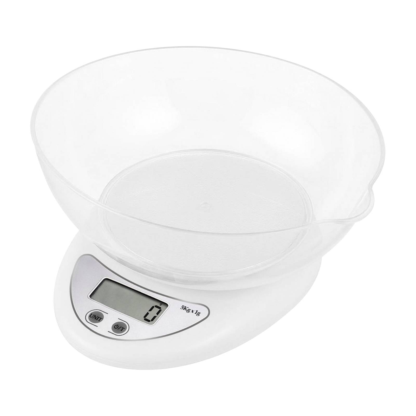 Balance de Cuisine avec Bol Écran LED Fonction Tare et Unités Multiples-0