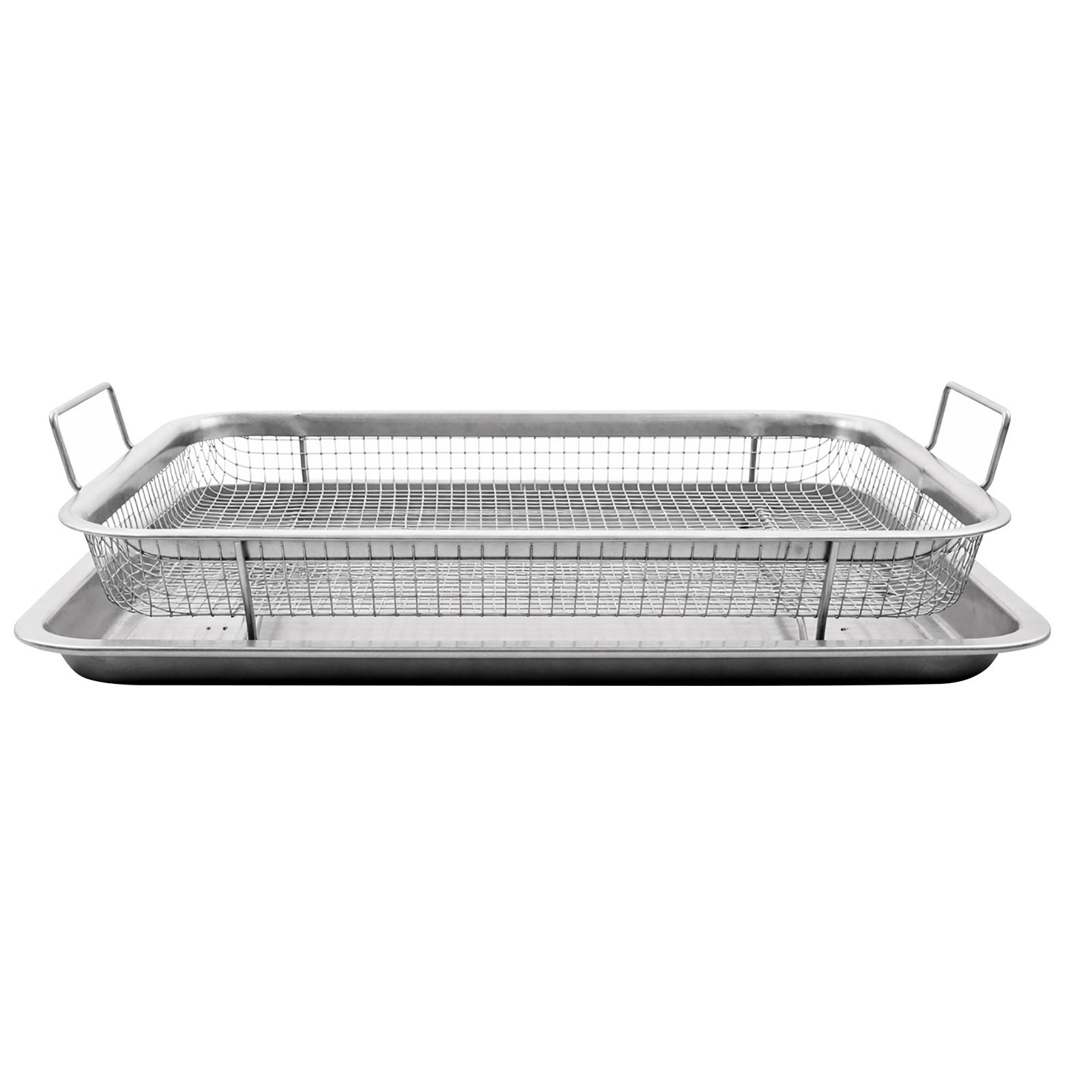 Panier à Friture en Acier Inoxydable avec Bac Égouttoir-4