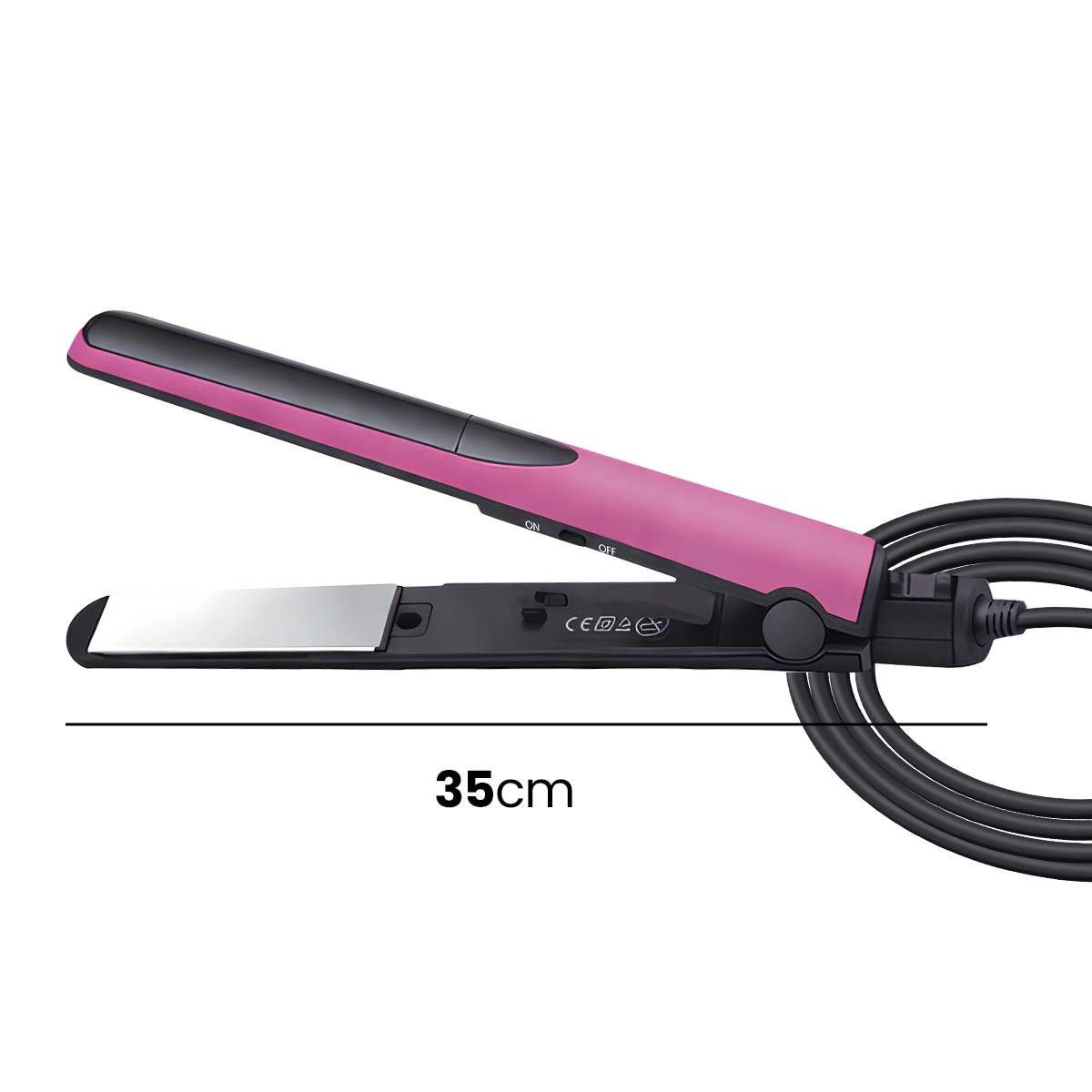 Fer à Lisser et à Boucler 45W pour Lissage Rapide et Uniforme-3