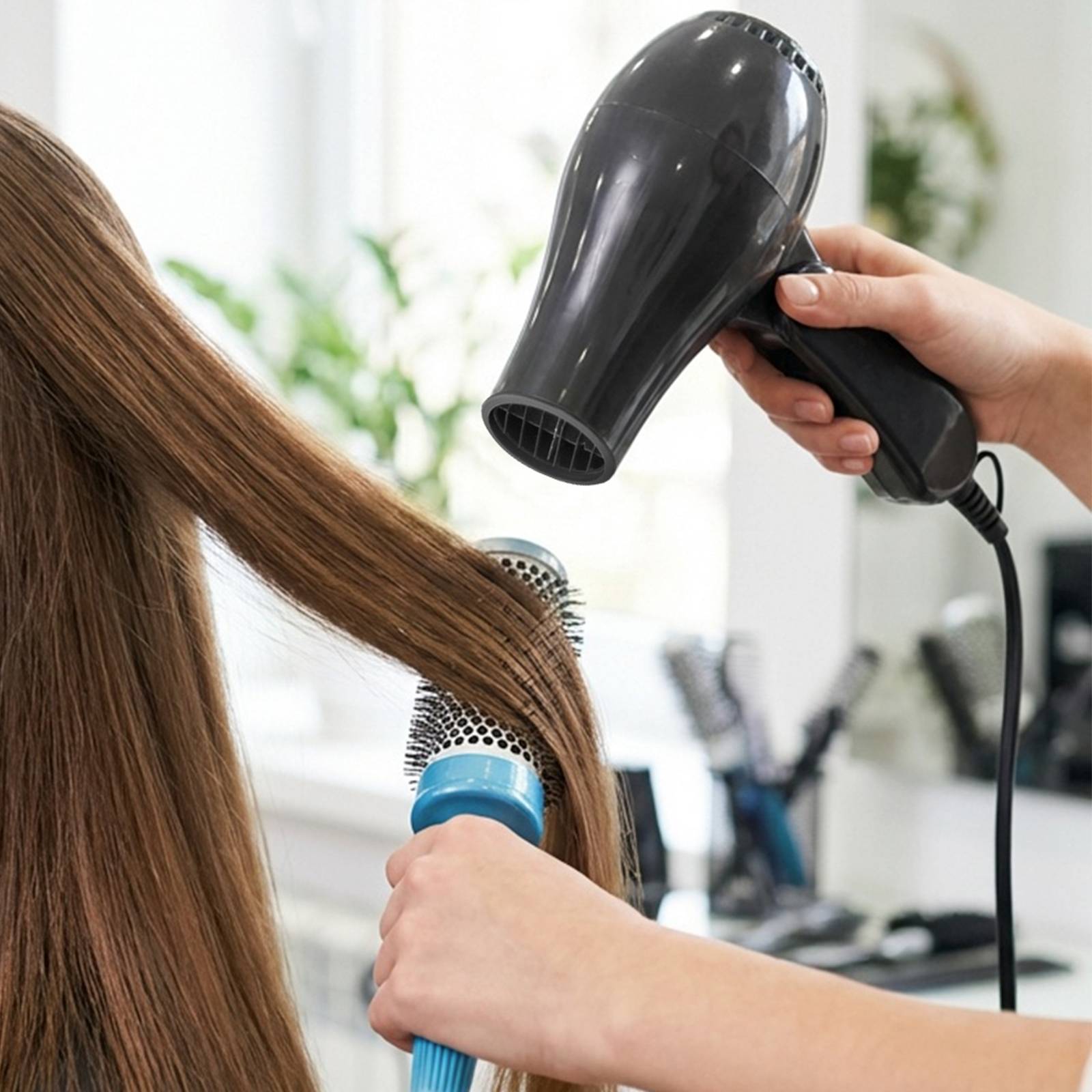 Sèche Cheveux de Voyage 750W Format Compact et Pliable Séchage Rapide-2