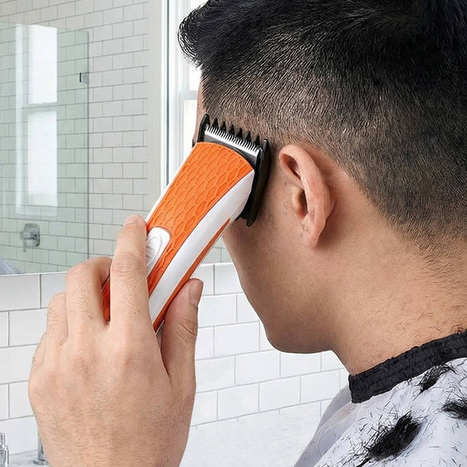 Tondeuse Électrique Sans Fil 3W Rechargeable Coupe et Taille Précis-2
