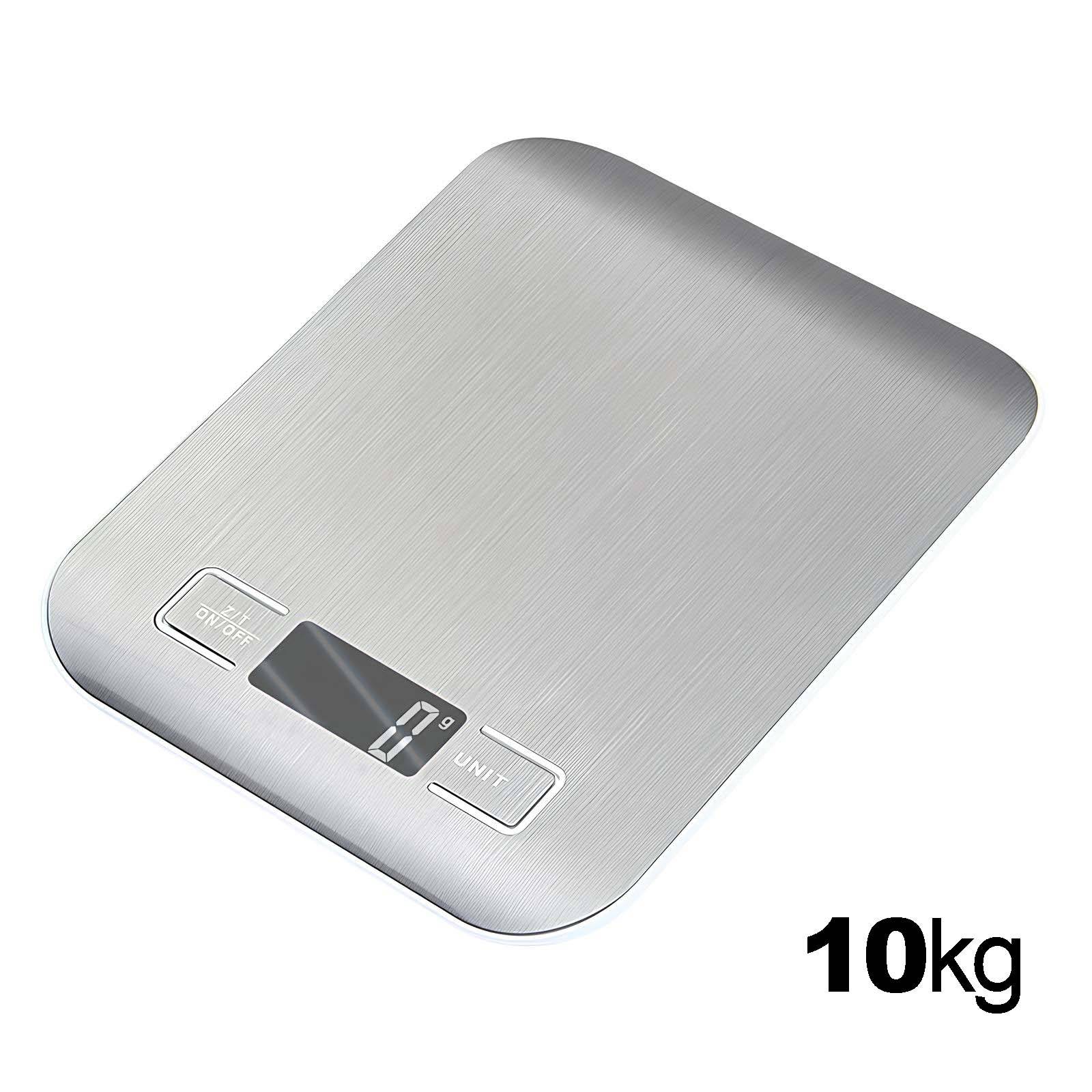 Balance de Cuisine Numérique avec Écran LCD et Capacité 10 kg Précision 1g-3