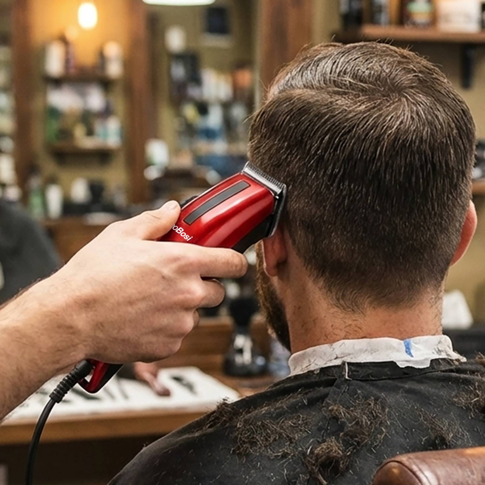 Tondeuse à Cheveux Électrique Filaire 12W Coupe et Taille Précis-2
