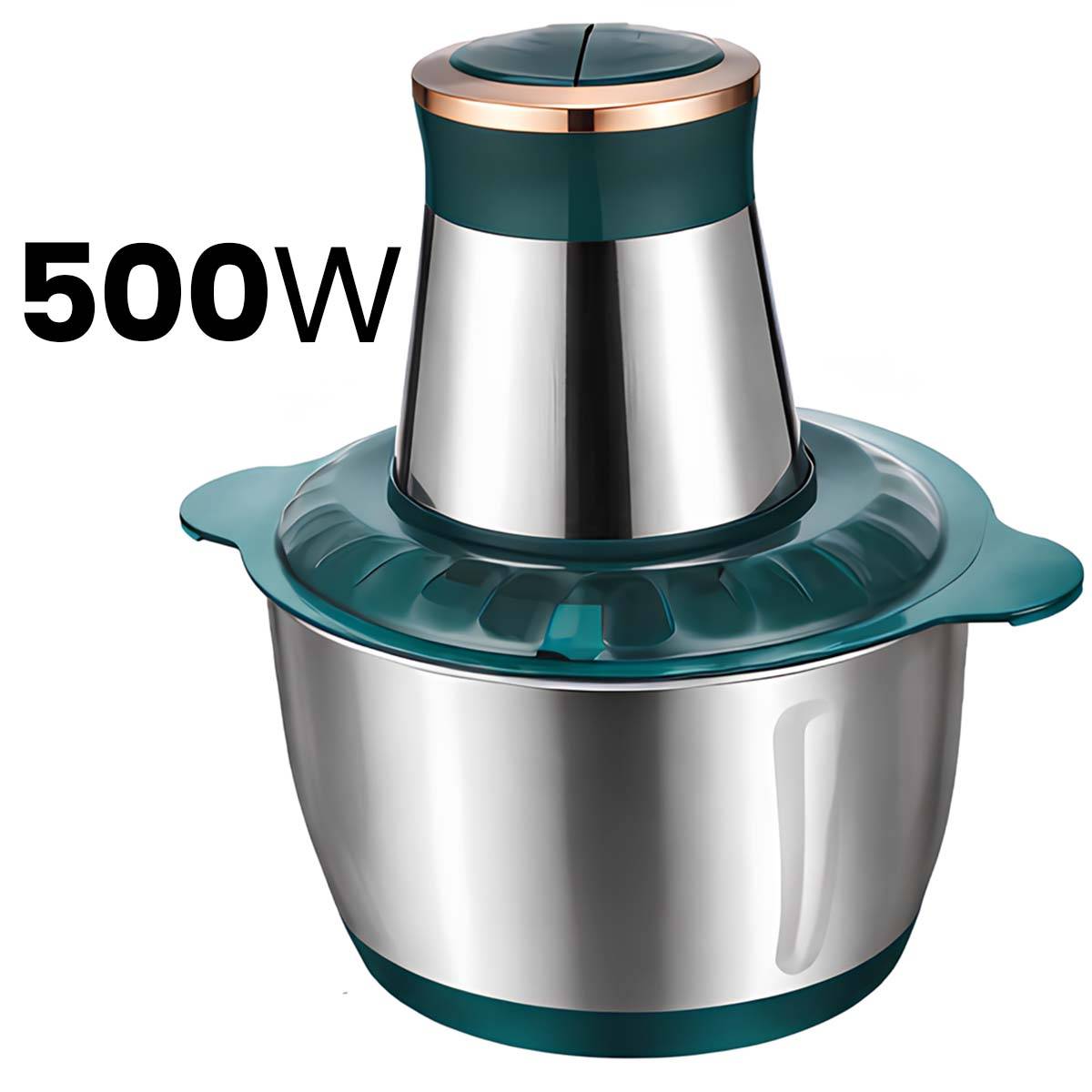 Hachoir Électrique 500W Bol 5L Grande Capacité Vitesse Réglable et Puissant-3