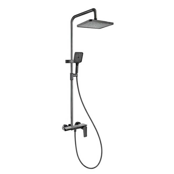 Colonne de Douche avec Mitigeur / Douche Pluie / Douchette Finition Chromé