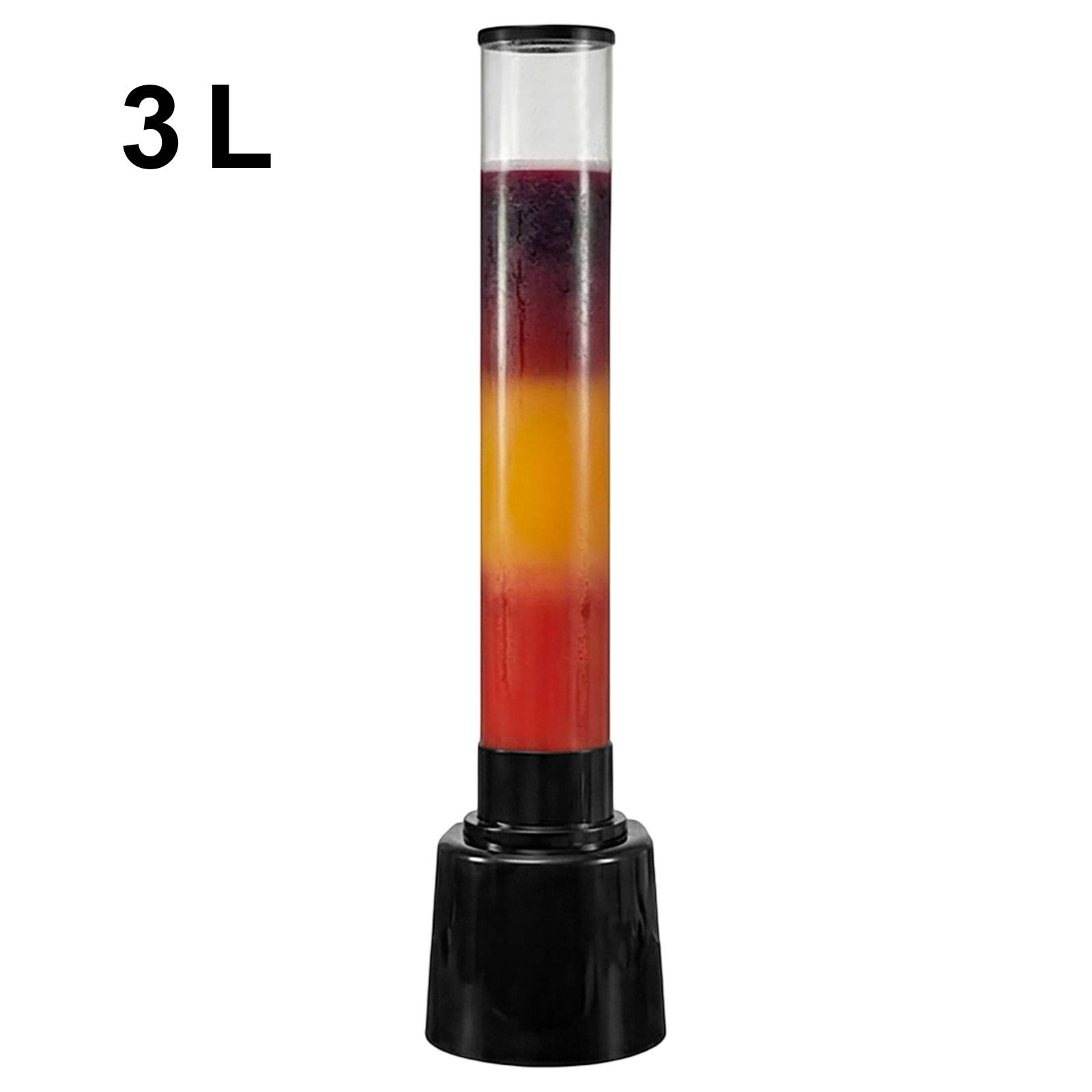 Distributeur de Boissons 3L avec Robinet et Réservoir Translucide-3