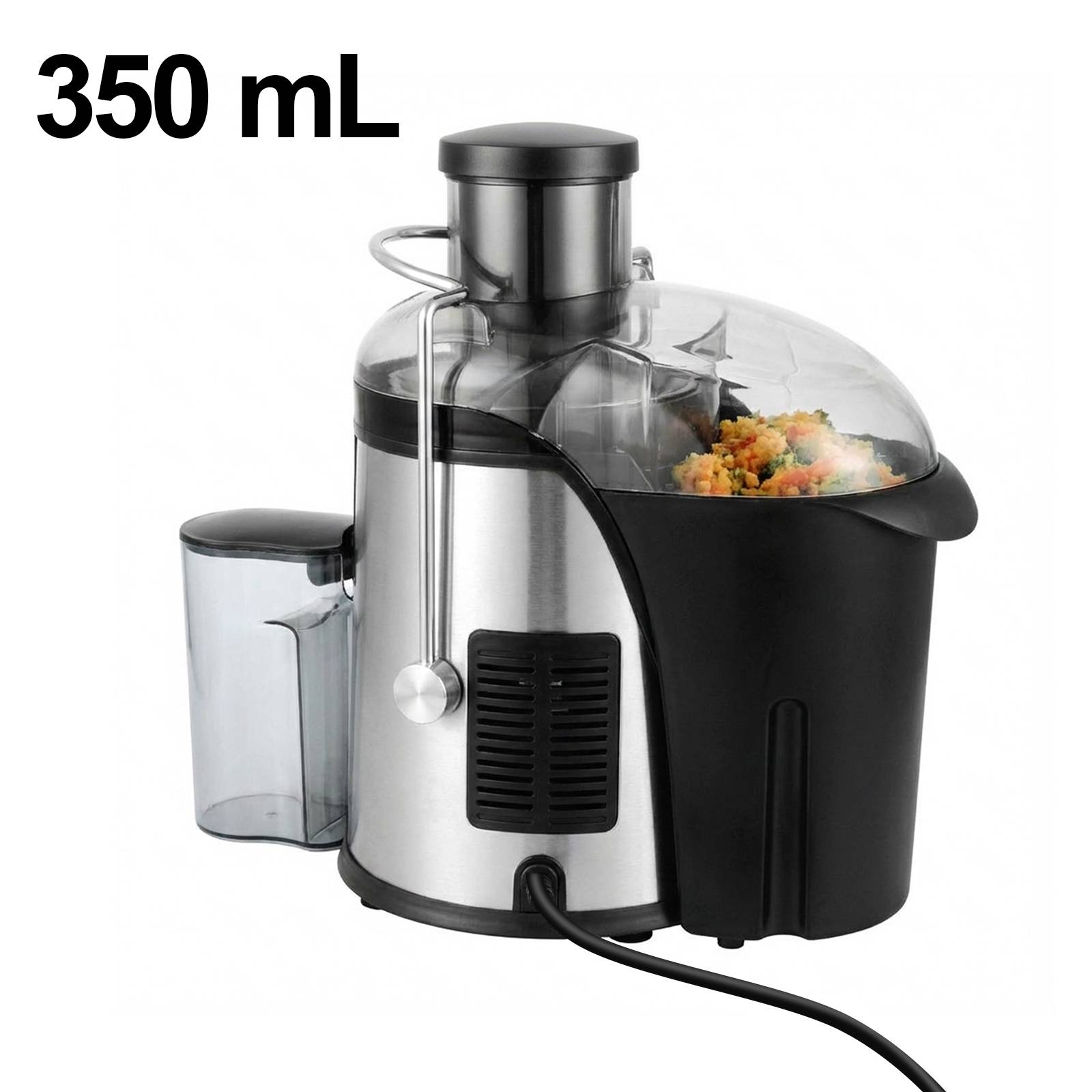 Extracteur de Jus Électrique 500W Inox 2 Vitesses avec Réservoir à Pulpe 450 mL-4