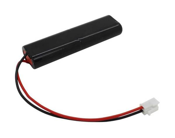Piles d'éclairage de secours NiMH 4,8 V 1500 mAh L2x2 Mignon AA avec câble de 150 mm et prise