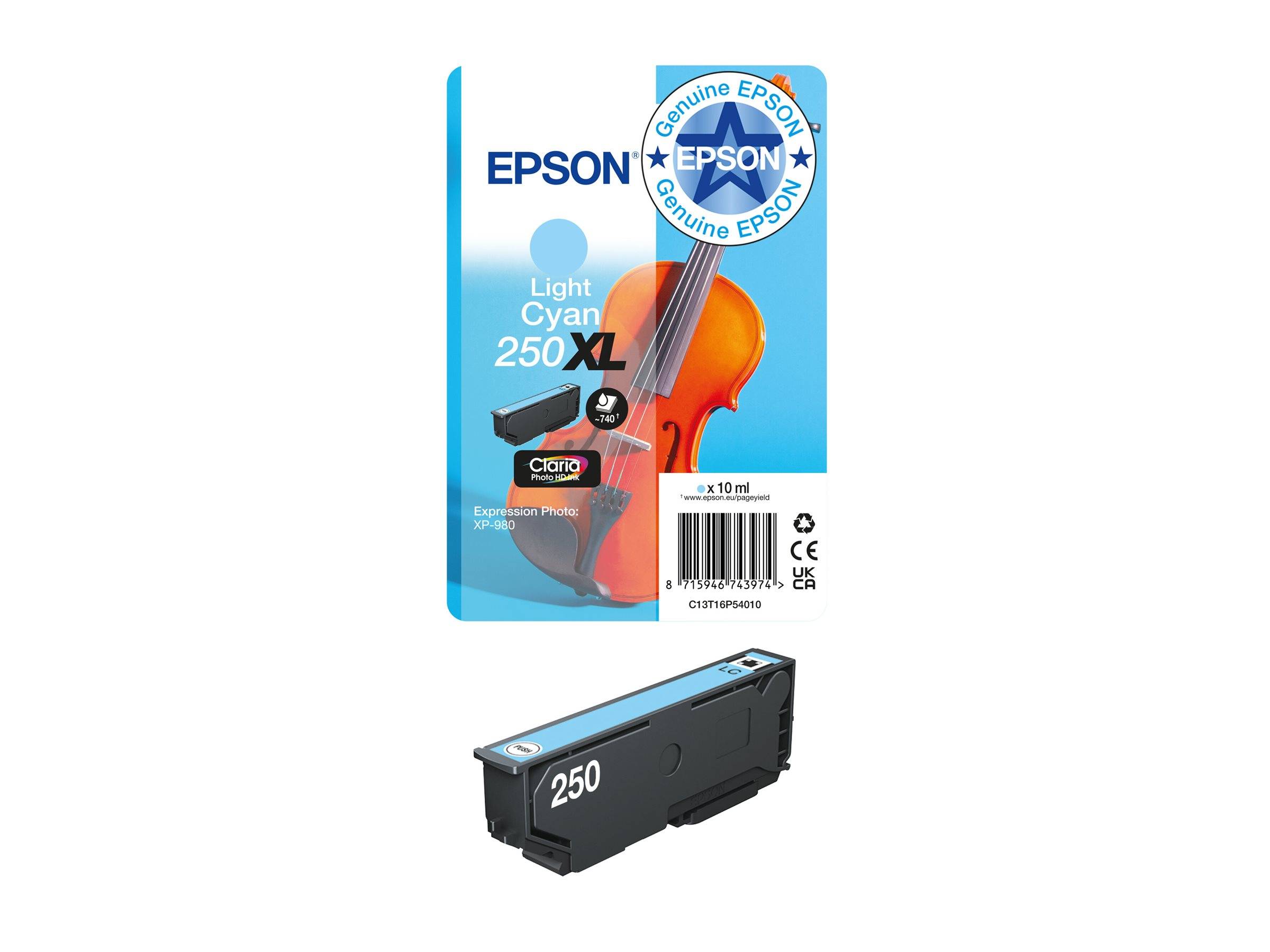 EPSON Singlepack Light Cyan 250XL ink-2