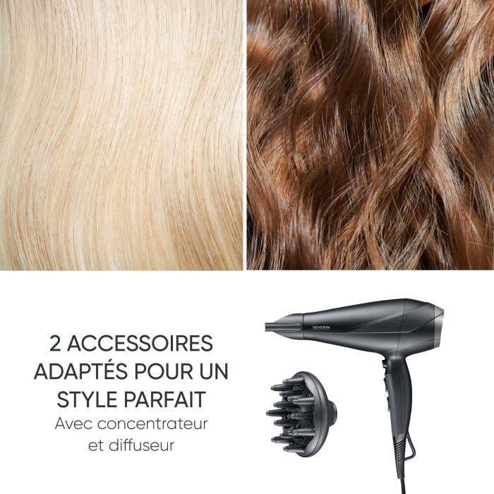Sèche-cheveux 2300w Noir/gris Severin HT0167-3