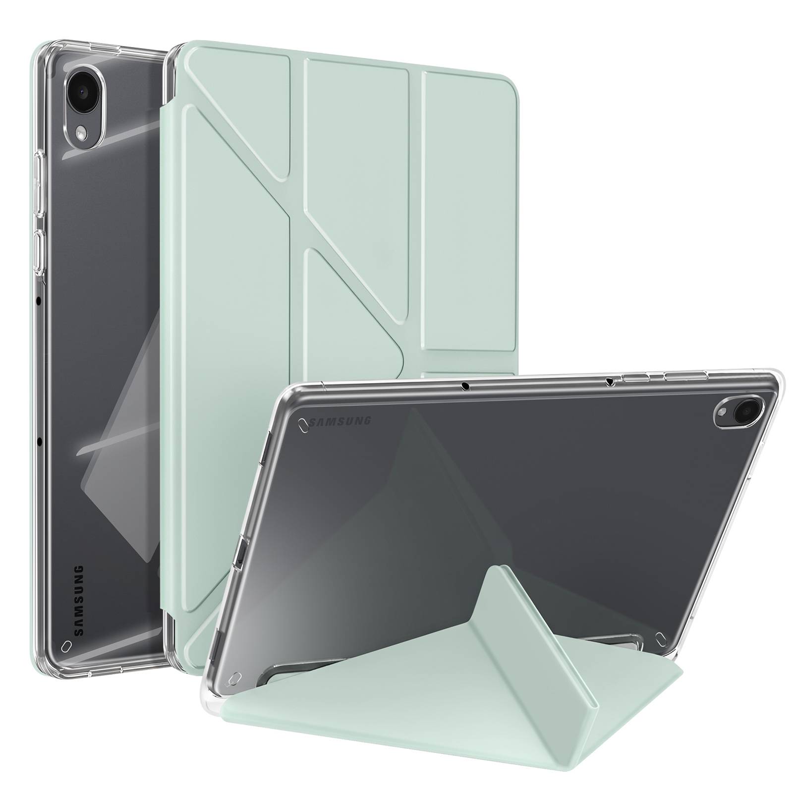 Étui pour Galaxy Tab S11 avec Fonction Support Modulable Design Origami-1